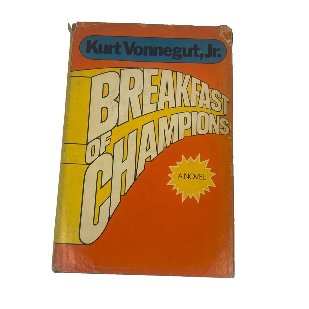 Breakfast Of Champions by Kurt Vonnegut Jr.   HC / DJ Book Club Ed Read Musty